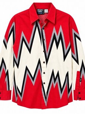 Vintage Brooks & Dunn Panhandle Slim Western Cowboy Shirt Made in USA